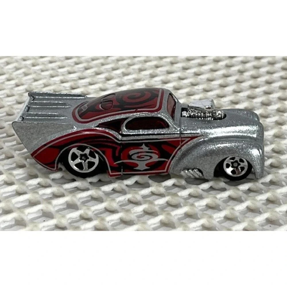 41 WILLYS COUPE 2001 Hot Wheels‎ Skin Deep Series Silver EUC